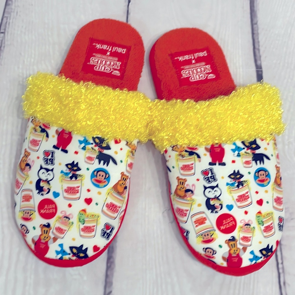Paul Frank X Nissan Cup Noodles Soft Slippers Size M (7-8) Women